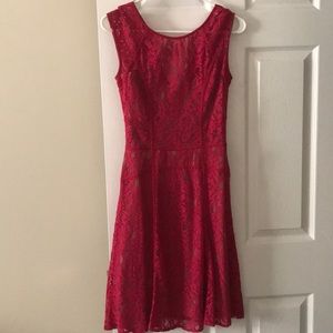 BCBG Pink Lace Dress
